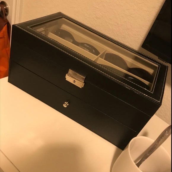 Leather Sunglasses Case!! Two levels! Gucci, Prada